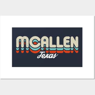 Retro McAllen Texas Posters and Art